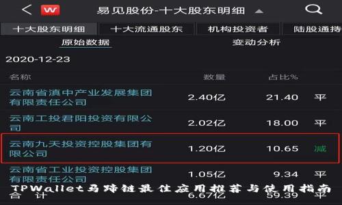 TPWallet马蹄链最佳应用推荐与使用指南